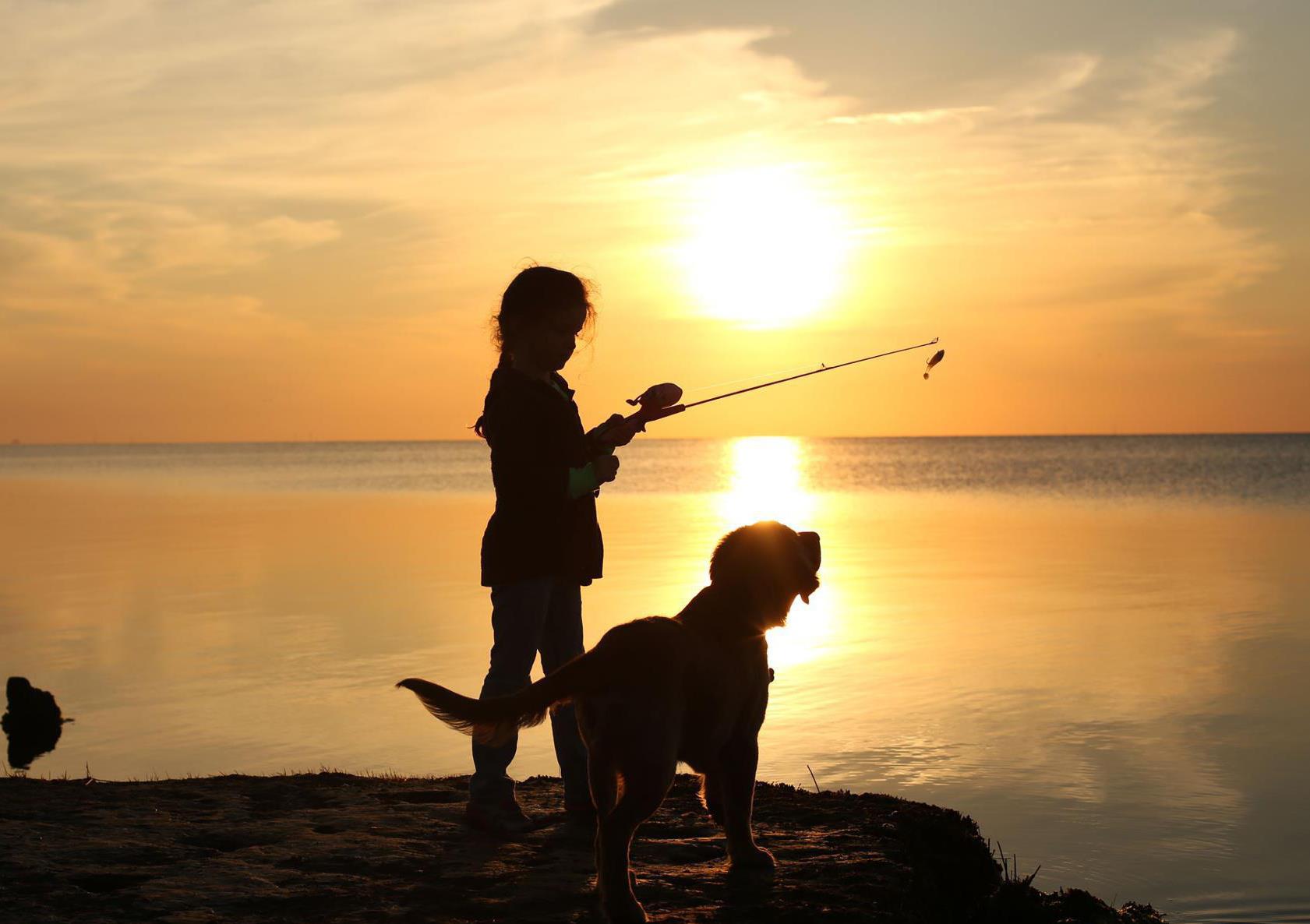 Image of fishing at Frisco Woods Campground
