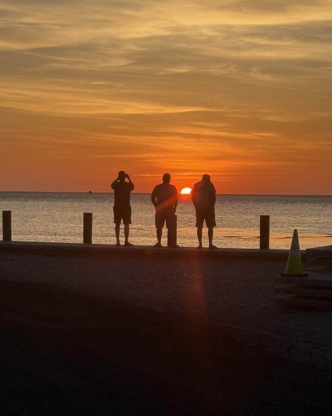 Image of sunset at Frisco Woods Campground
